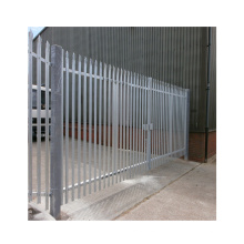 Anti-theft Palisad Steel Fence Tubelar Galvanized Palisade Metal Fencing